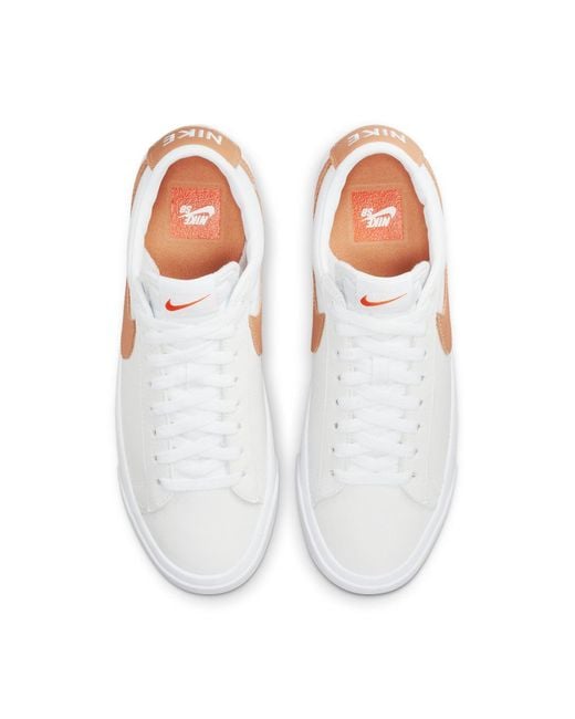 Nike White Zoom Blazer Low Pro Gt Sb 'Light Cognac' for men