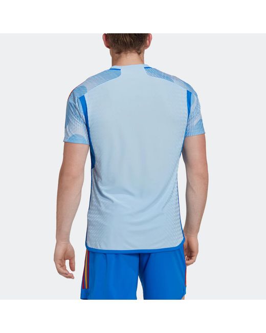 Adidas Blue Spain Authentic Away Shirt 2022 2023 Adults for men