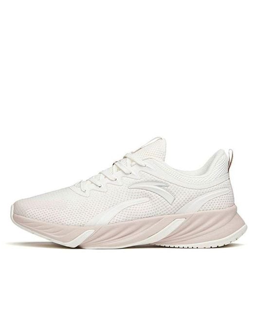 Anta White (Wmns) Running Series Low 'Lightweight Shock Absorption