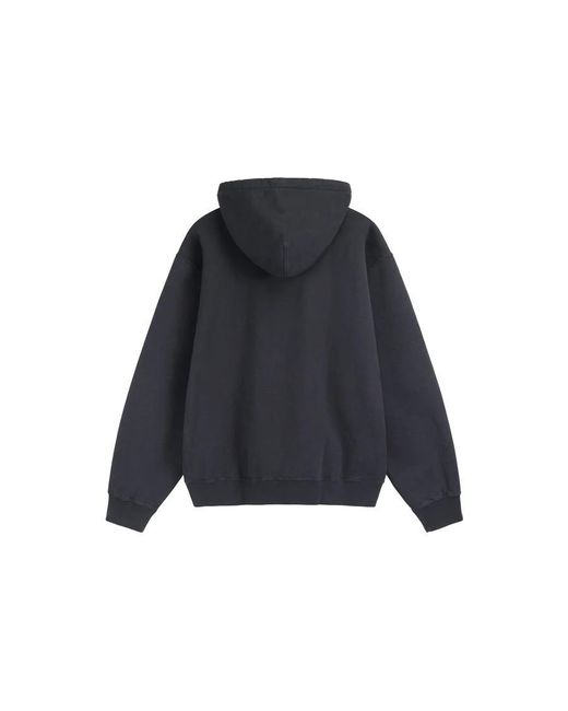Nike Blue X Stussy Logo Hoodie Asia Sizing for men