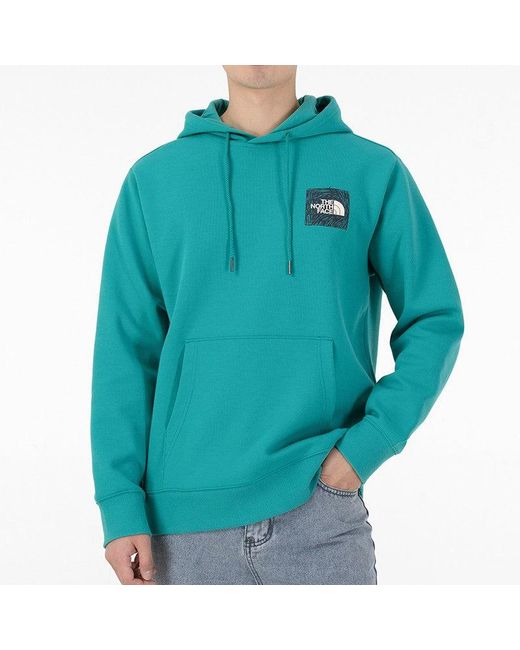 The North Face Blue Ss22 Logo Hoodie for men