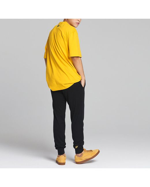 PUMA Black Essentials Metallic Pants for men