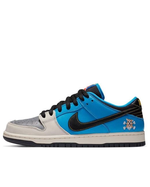 Nike Blue X Instant Skateboards Sb Dunk Low Pro for men