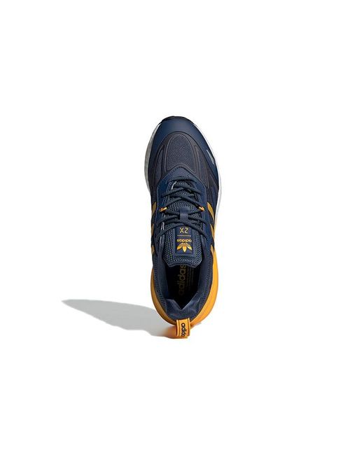 Adidas Blue Zx 2K Boost 2.0 'Crew Semi Solar' for men