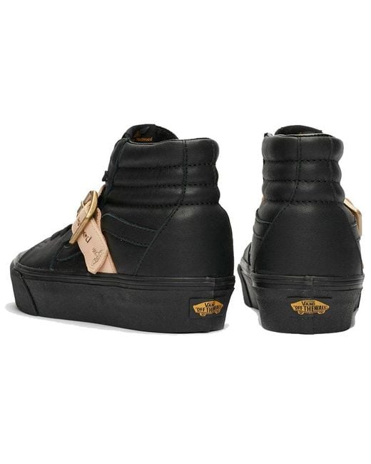 Vans Black Sk8-Hi Platform Vivienne Westwood Anglomania Buckle for men