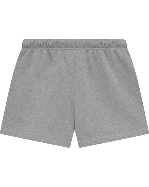 Fear Of God Gray Ss24 Fleece Running Short 'Dark Heather Oatmeal' for men