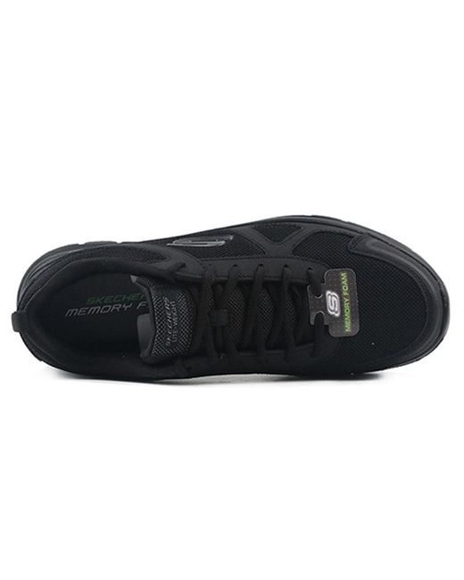 Skechers Black Track Low Running Shoes for men