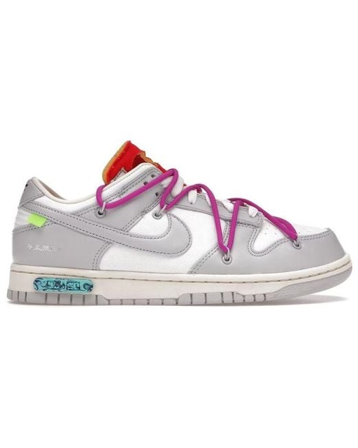Nike White X Off- Dunk Low 'Lot 45 Of 50' for men