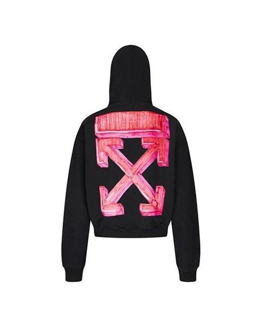 Off-White c/o Virgil Abloh Black Marker Over Hoodie for men