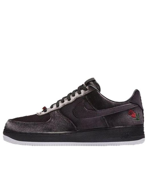 Nike Black Air Force 1 07 Qs 'Velvet Rose' for men