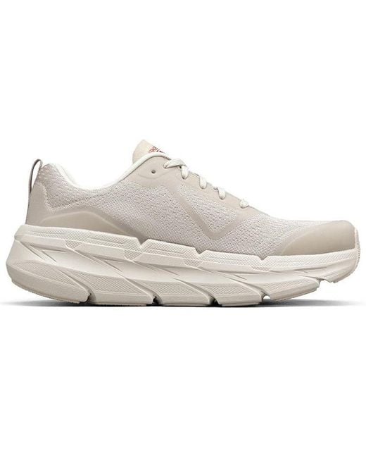 Skechers White Max Cushioning Premier Low-Top Running Shoes for men