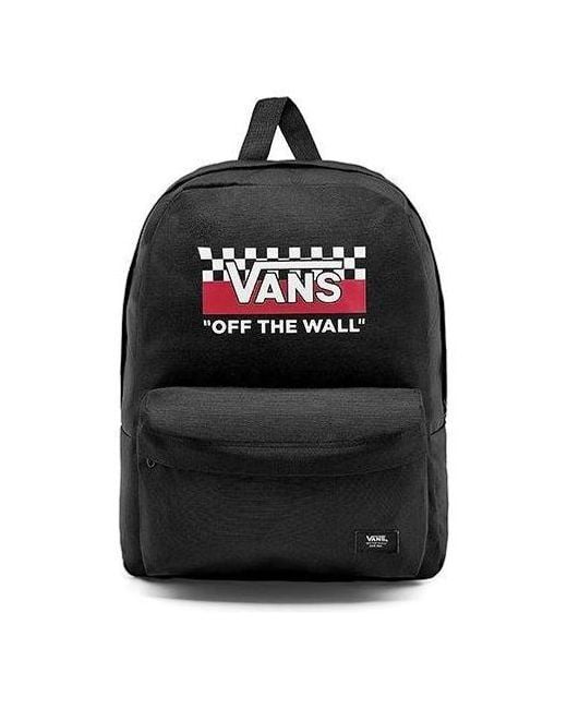 Vans Black Logo Backpack