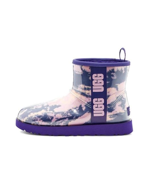 Ugg Purple (Wmns) Classic Clear Mini Marble