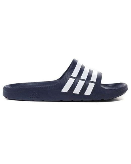 Adidas Blue Duramo Slide Navy for men