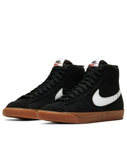 Nike Black (Wmns) Blazer Mid '77 Suede Gum'