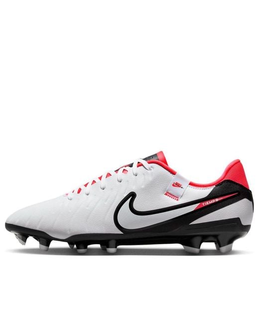 Nike Tiempo Legend X Academy Mg Bright Crimson' in White for Men