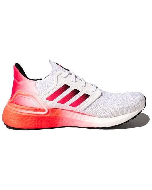 Adidas Pink Ultra Boost 20 'Cloud' for men