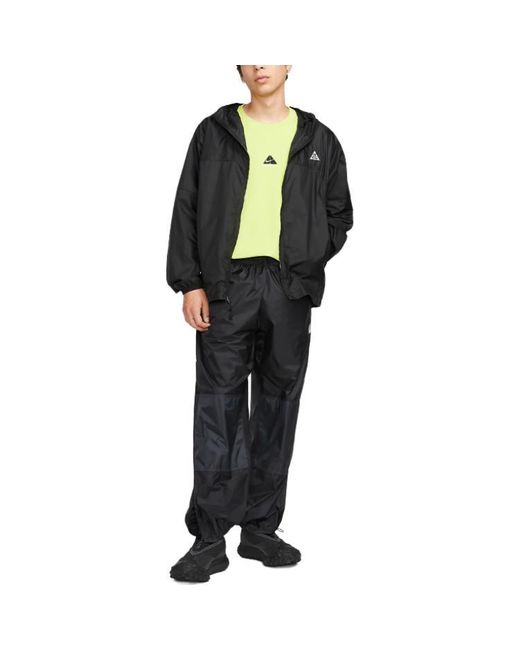 Nike Black Acg Therma-Fit Adv Rope De Dope Full-Length Zipped Jacket for men