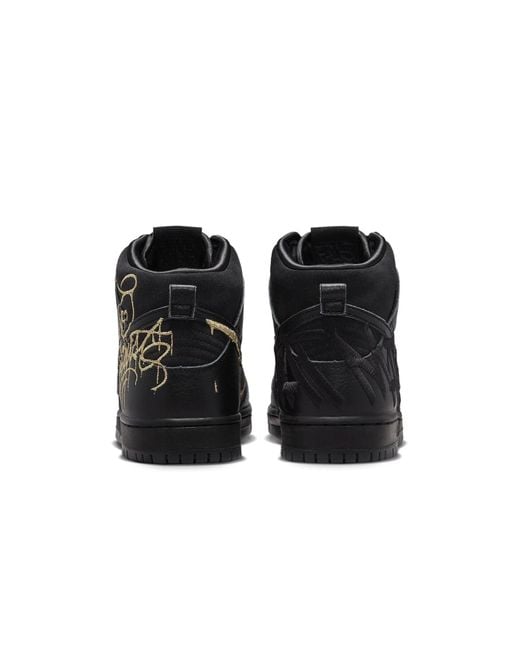Nike Black X Faust Sb Dunk High 'The Devil Is for men