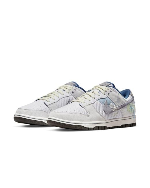 Nike White Air Jordan Dunk Low 'on The Bright Side - Photon Dust'