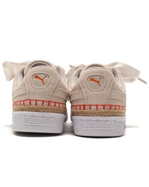 PUMA Brown (Wmns) Suede Heart Sneakerdrille