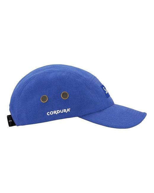 Supreme Blue Brushed Cordura Camp Cap for men