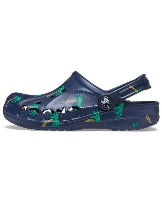 CROCSTM Blue Classic Baya Clog Coconut Tree for men
