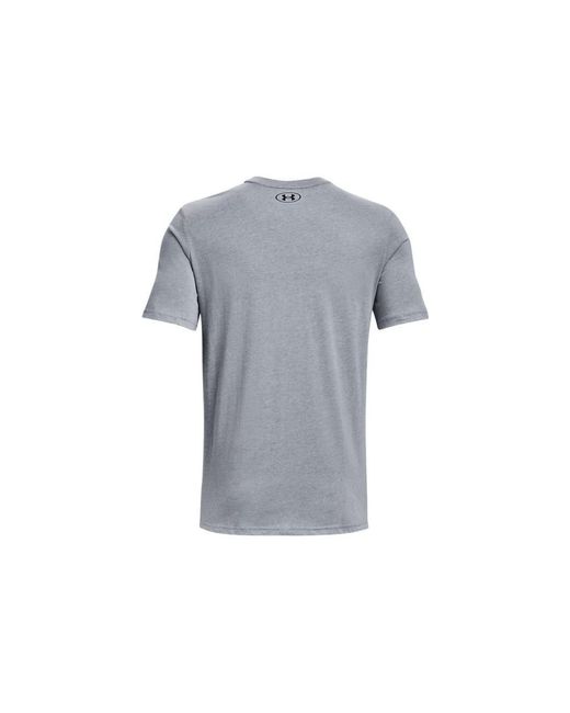 Under Armour Gray Project Rock Brahma Bull Short Sleeve T-Shirt for men