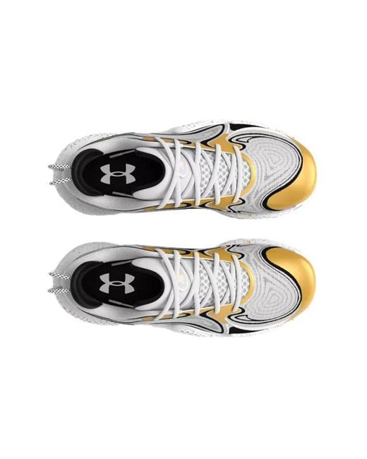 Under Armour White Spawn 6 Metallic' for men