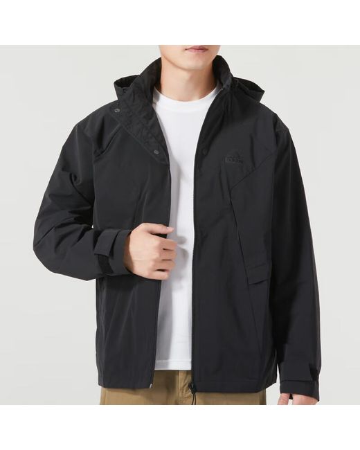 Adidas Blue Tech Top Woven Jackets for men