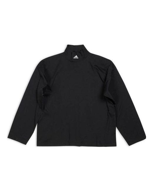 Balenciaga Black X Adidas High Neck Long Sleeve T-Shirt for men