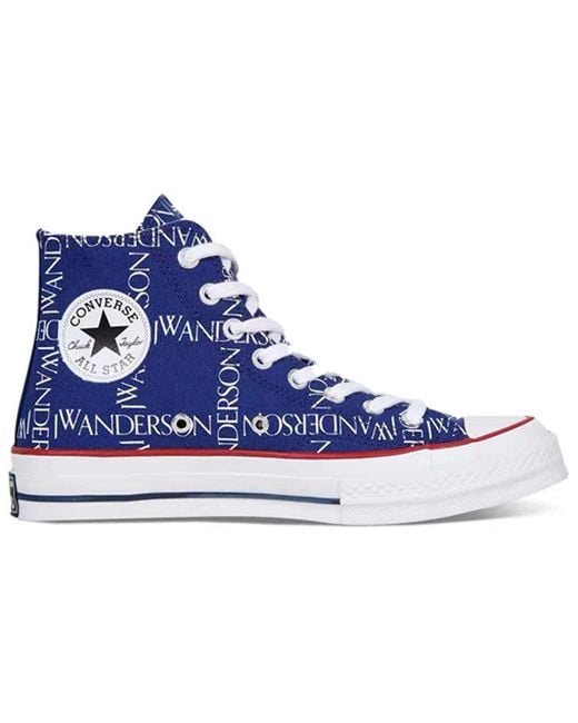 Converse Blue J.W. Anderson X Chuck 70 Hi Top 'Grid' for men