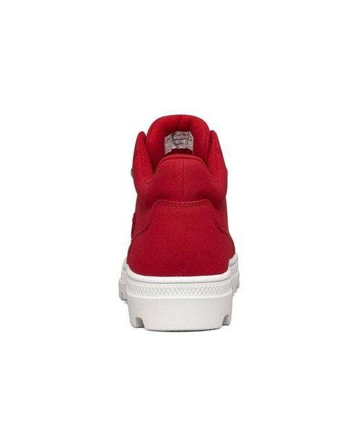 Skechers Red (Wmns) Jeremy Ville X Roadies High-Top Canvas Shoes