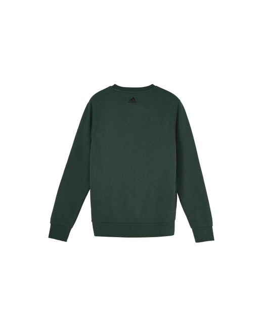 Adidas Green Fi Swt Ft Bos Casual Sports Round Neck Pullover for men