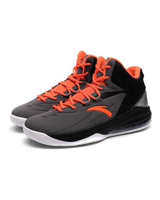 Anta Black Basketball Series Sneakers High for men