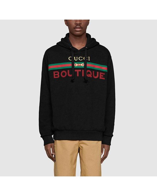 Gucci Black Boutique Printing for men