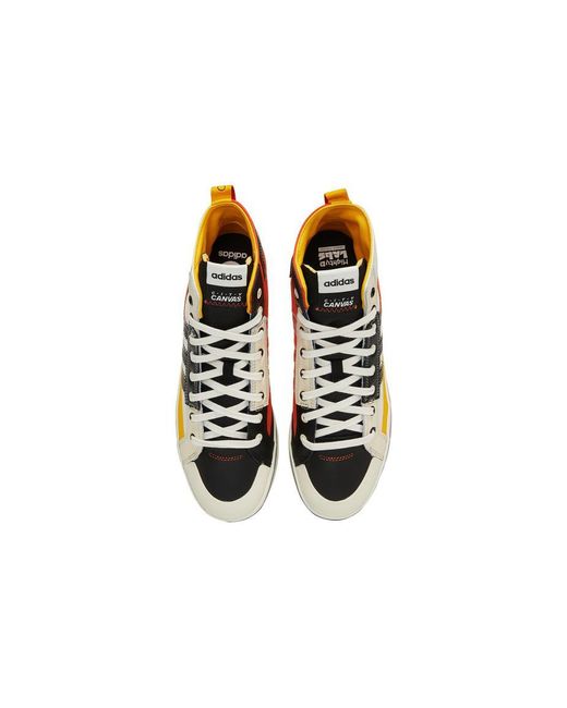 Adidas Brown Neo City Canvas Hi for men