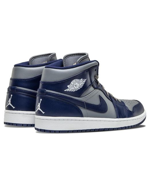 Nike Blue 1 Mid 'Georgetown' for men