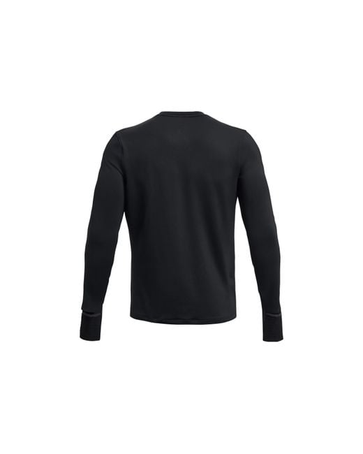 Under Armour Black Qualifier Long Sleeve T-Shirt for men