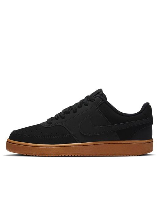 Nike Black Court Vision Low Wheat' for men