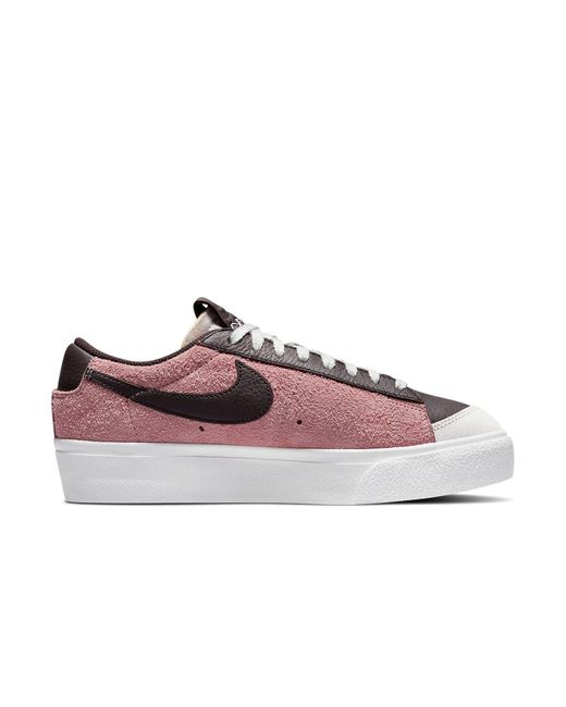 Nike Pink (Wmns) Blazer Low Platform Sneakers