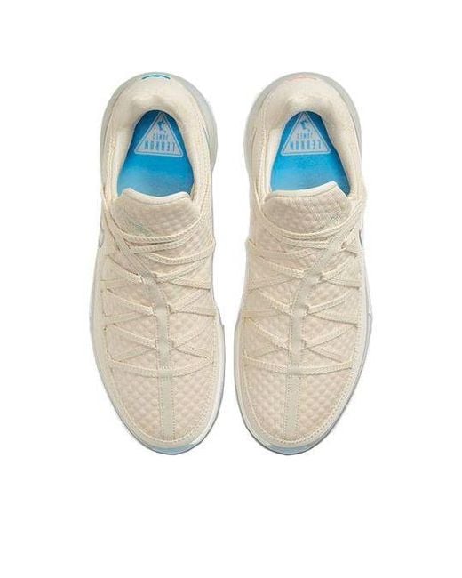 Nike White Lebron 17 Low Ep for men