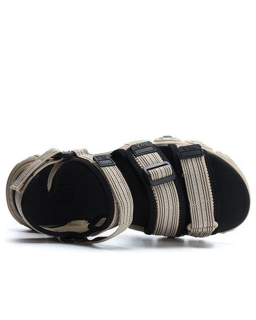 Fila Black Fluid Sandal for men
