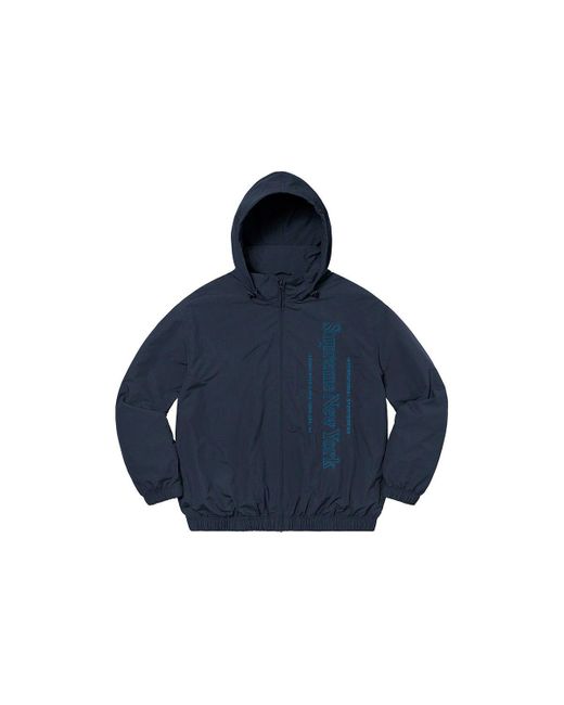 Supreme Blue Side Logo Track Jacket for men