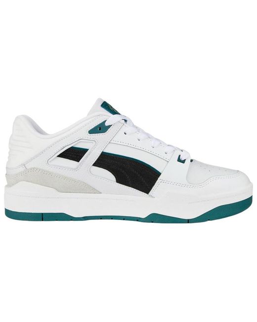 PUMA White Slipstream Suede Fs for men