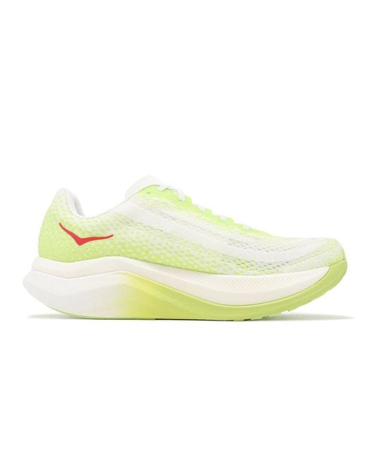Hoka One One Yellow Mach X 'Lettuce' for men