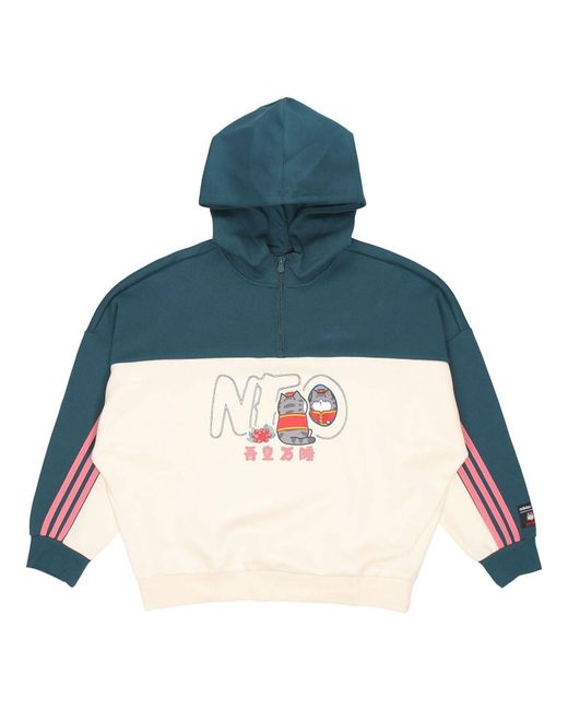 Adidas Blue (Wmns) Neo X Cny Ww Hoodies