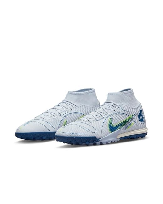 Nike Blue Mercurial Superfly 8 Academy Tf Light Marine' for men