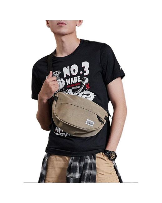 Li-ning Black Wade Basketball Graphic T-Shirt for men