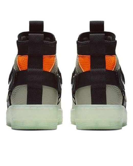 Nike Brown Air Force 1 Mid Utility 'Spruce Fog' for men